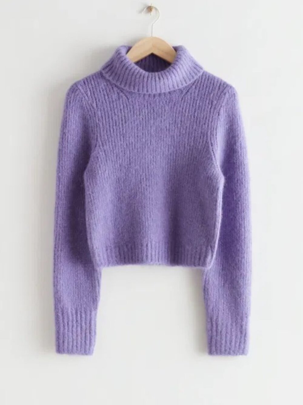 & Other Stories Wool Sweater Soft Girl Cozy Minimal Knit